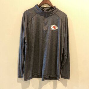 Majestic Kansas City Chiefs Men's Half-Zip Pullover